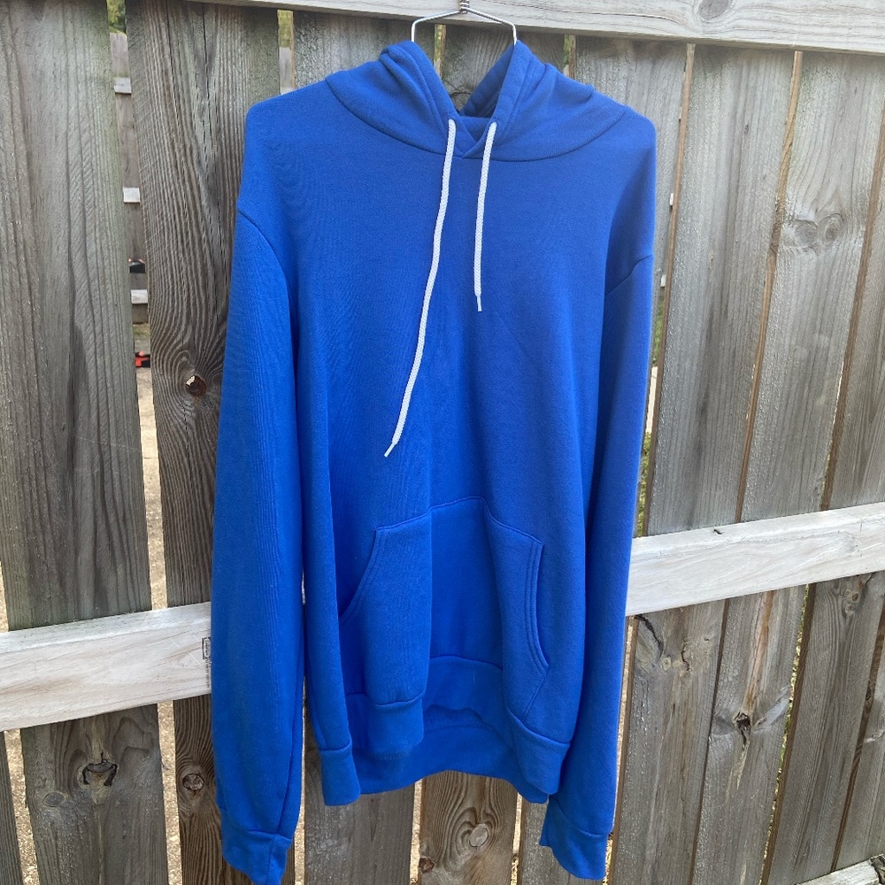 Brand New Bella Canvas Plain Hoodie LARGE